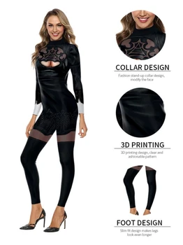 Spēle Nier Automāti 2B Sexy Slim Jumpsuit Catsuit Cosplay Kostīmi Zentai Sieviešu Bodysuit Masku Halloween