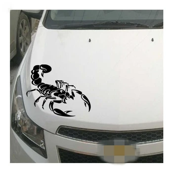 30×18 cm Modes 3D Lielais Skorpions Personalizēts Atstarojošs Auto Stils Bufera Uzlīmes Nulles Pārsegs Auto durvis, Auto Uzlīmes