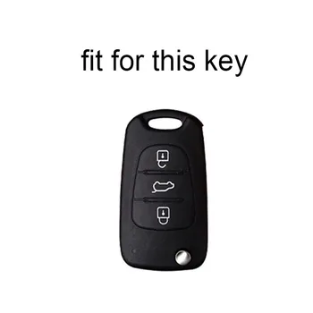 Automašīnu Atslēgu piekariņi Gadījumā Vāks Hyundai I30 IX35 Akcentu I20 Sonātes Kia Picanto Rio Ceed Cerato Sportage K2, K5 Taustiņu Gadījumā Aizsargātu