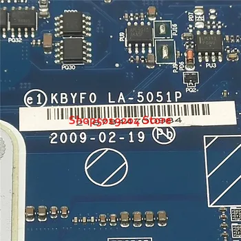 KBYF0 LA-5051P par gateway LJ61 mainboard Par Acer NV72 NV73 NV76 Klēpjdators mātesplatē