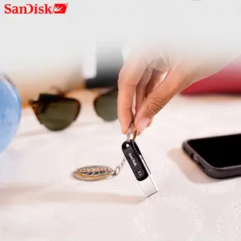 SanDisk Jaunu USB zibatmiņu iXPand U Diska OTG Lightning USB3.0 Stick 256 GB 128GB MFi iPhone & iPad Pen drive IX60N