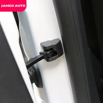 Jameo Auto 4gab/Set ABS Melns Auto Stils Durvju Bloķēšanas Vāks Durvis Aizbāznis Ietilpst Uzlīmes, lai Ford Focus 3 4 MK3 MK4 Fiesta Ecosport