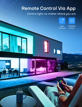 LED Gaismas joslas WIFI Kontrolieris Elastīgu Bluetooth RGB 5050 Apdare BackLight Lampas Nakts gaisma Gaismas Stīgu Guļamistabai