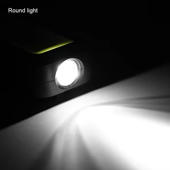 COB Darba Inspekcijas Gaismas LED Lukturi USB Uzlādes Laternu Šarnīra Āķi, Magnētiskie Lukturīti Kempings Auto Remonts Apkope