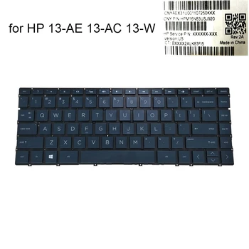 Jaunu backlit angļu valodas tastatūra HP Spectre 13-W 020CA13-aE 13-AC 013DX MUMS qwerty nomaiņa klaviatūras portatīvo datoru pārdošanas HPM16N83