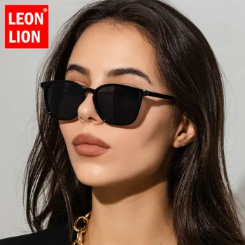 LeonLion Vienkārša Retro Saulesbrilles Sieviešu/Vīriešu Laukumā Tendence Brilles Sievietēm Augstas Kvalitātes Brilles Sievietēm Gafas De Sol Mujer UV400