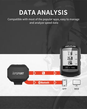 Ātruma Sensoru GPS Velo Bezvadu Datora Bluetooth &ANT+ Saderīgām Par iGS10 iGS50S iGS620 Garmin Bryton