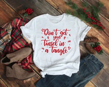 Don ' t Get Jūsu Vizulis Juceklis unisex t-krekls sieviešu modes grafiskais estētisko wanderlust pastelis Ziemassvētku krekls quote tee augšu