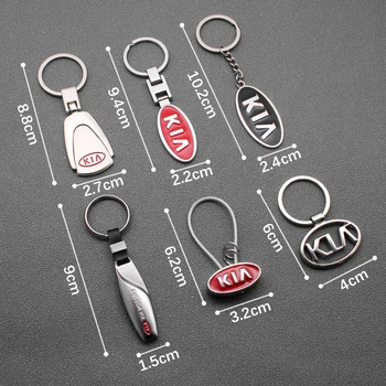 3D Metāla Ādas Automašīnas Emblēmu Keychain Modes Atslēgu piekariņi Atslēgu piekariņi, Apdares Toyota Chevrolet Jaguar Honda VW, Audi BMW MINI