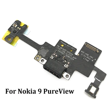 Doka Savienotājs Mikro USB Lādētāju, Lādēšanas Portu Flex Kabelis galda Mikrofons 9 Nokia PureView Rezerves Daļas