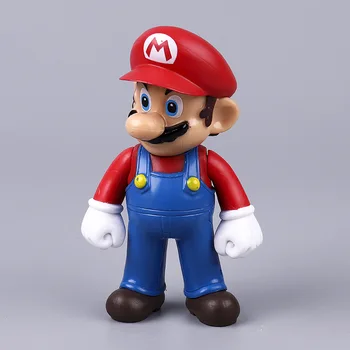 12CM Super Mario PVC Darbības Rādītāji Sākotnējā mario bros Rotaļlietas Modeli, bērnu dzimšanas dienu Rotaļlietas