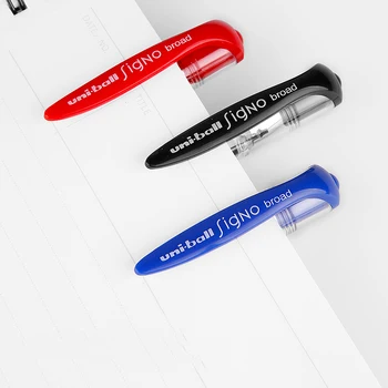5gab Japāna Importē Uni UM-153 Akvarelis Pigmenta Spīdīgi Gēla Pildspalva 1.0 mm Rakstot Gludi, Bez Tintes Bloķēšana