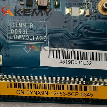 Sākotnējā DELL Latitude E5450 Celeron 2981U Klēpjdators Mātesplatē KN-0X7Y92 0X7Y92 ZAM70 LA-A901P Grāmatiņa Mainboard SR1DX DDR3