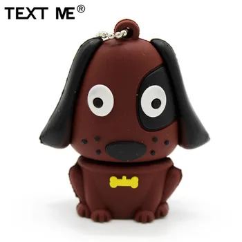 TEKSTA MAN cute Mini suņu modelis 64GB usb flash drive usb 2.0 4GB 8GB 16GB 32GB pendrive dāvanu usb