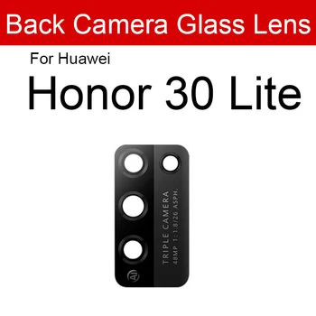 Aizmugurējo Kameru Stikla Objektīvs Huawei Honor 10 20 30 Lite 10 20 30 Pro Plus 10es 20i 30i 20s 30s Atpakaļskata Kamera Stikla Lēcu Līmi, Uzlīmes