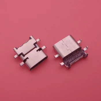 2-10pcs Micro USB C Tipa LĪDZSTRĀVAS Barošanas Ligzdu Xiaomi Grāmatiņa Mi Gaisa 13 Lādēšanas Pieslēgvietas Veidu-C Savienotājs Lenovo Thinkpad E14 E15