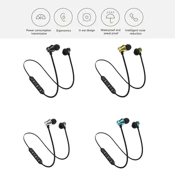 Sporta Magnētisko XT-11 Bluetooth Austiņas V4.2 Stereo Sporta Ūdensizturīgs Earbuds Bezvadu in-ear Austiņas ar Mikrofonu priekš iPhone Samsun