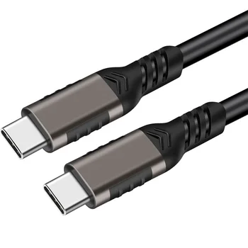 100W USB C USB C Kabeli [20Gbps],USB C 3.2 Gen 2x2 Kabelis ar PD 4K Video Izejas[Thunderbolt 3 Saderīgu],Tipa-C (Kabelis