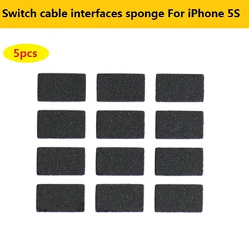5gab Par off Power Switch kabeli saskarnes sūklis iPhone 5S ieslēgšanas / izslēgšanas slēdzi, kabeļu Aizsargcaurules, biskvīta pamatni, Rezerves Daļas, remonts