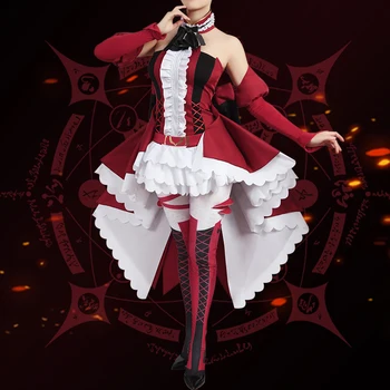 Anime Likteni Grand Lai Tristana Demon Knight Red Formālu Kleita Puse Vienādu Cosplay Tērpu Halloween Sievietēm Bezmaksas Piegāde 2021New Attēls 2