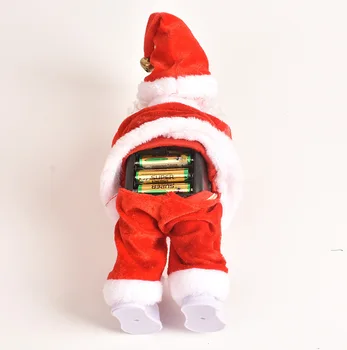 Elektriskie Mūzikas Santa Claus Lelle, Rotaļlietas, Deju, Dziedāšanas Grupa Krājumi Ziemassvētku Decora Mājas Galda Rotājumu 2022 Jaunā Gada Dāvanu Attēls 2