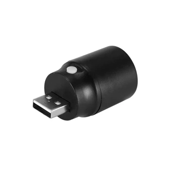 Baltā Gaismas DIODE Mini USB Gaismas Mobile Power LED Nakts Gaismas Lukturīti, Ar Slēdzi Mobilo Jaudas Portatīvo 1W 120lm USB Gaismas Attēls 2