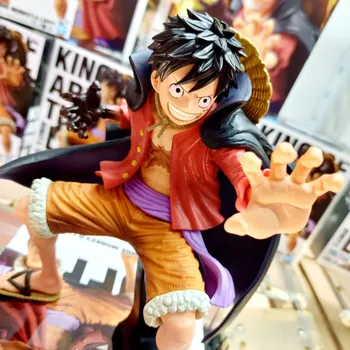 Oriģināls Banpresto Onepiece Attēls Luffy KOA Attēls PVC Rīcības Modeli Rotaļlietas Anime Zīmējums Attēls 2