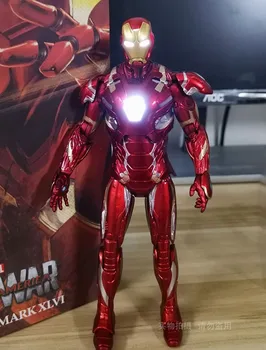 Jauns Brīnums Ironman MK50 Avengers Infinity Kara attēls Locīklas Darbības Rādītāji Rotaļlietas Ziemassvētku un Dzimšanas dienas Dāvana Attēls 2