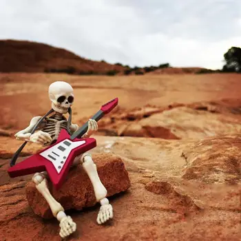 Kustamā Mr Kauli, Skelets Cilvēka Modeli Galvaskausa Pilna Ķermeņa Attēls Skelets Apdare Mini Skiču Rotaļlietas Halloween Mākslas I5F0 Attēls 2