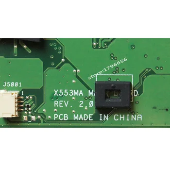 JAUNU X553MA Klēpjdators mātesplatē REV2.0 N3530/3540 CPU Par Asus X553MA x503m f553ma f553m Testa mainboard X553MA mātesplati testa ok Attēls 2