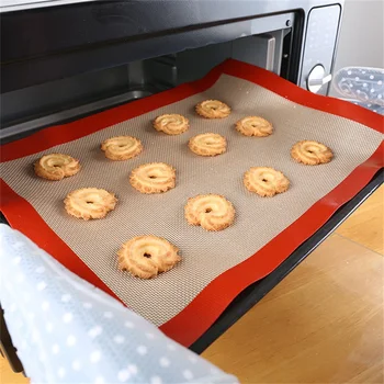 3 Izmēru ēdienu Gatavošanas Silikona Paklājiņš Non-Stick Cepšanas Spilventiņu, lai Kūka Macaron Cepumu Eļļas Pierādījums Cepšanas Starplikas Mīklas Mat Bakeware Cookies Attēls 2