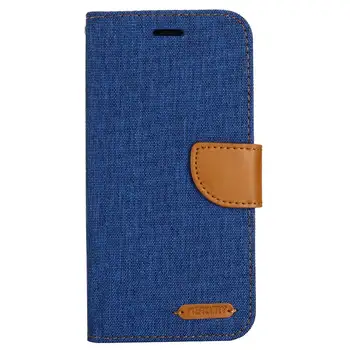 Džinsa Jauktu Krāsu PU Leather Flip Case For iPhone 12 11 Mini Pro X XS XR Max 5 6 S SE 7 8 Plus 