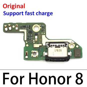 Oriģināls Jaunu USB Uzlādes Port Savienotājs Valde Ar Mic (Mikrofons Flex Kabelis Huawei Honor 8 9 Lite 8X 10 20 Pro 20i Attēls 2