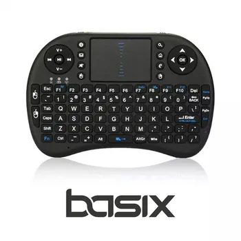 Basix Jaunu 2.4 G Mini USB Bezvadu Tastatūru Touchpad un Gaisa Lidot Pele, Tālvadības pults, lai Android, Windows Smart TV Kastē Tālruni Attēls 2