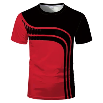 Vasaras 2022 Vīriešu Kārtas Apkakli, Īsām Piedurknēm T-Krekls Melns Sarkans Balts, Vienkārša Modes Krekls Attēls 2