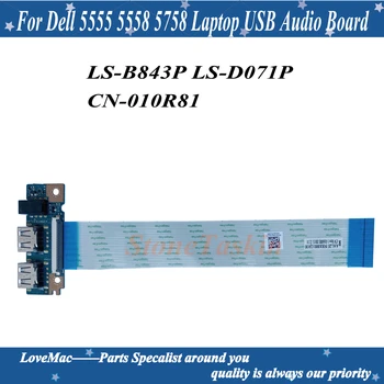 Vairumtirdzniecības Augstas kvalitātes LS-B843P Sākotnējā Dell 5555 5558 USB audio valde ar kabeli KN-010R81 010R81 10R81 Pārbaudīta Attēls 2