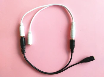 1gb black/White 3.5 mm 1 2 pāriem audio līnijas tika izveidotas vienkārši izcilas Austiņas Austiņas Austiņu Sadalītājs, Lai pad Tālruni Android Mobilo MP3 MP4 Attēls 2
