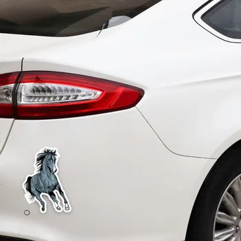 Tautas Dzīvnieku Darbojas Zirgu PVC Augstas Kvalitātes Auto Uzlīme Decal 15CM*11CM Attēls 2