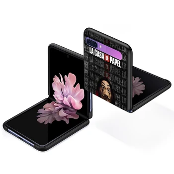 Naudas Heist Māja Samsung Galaxy Z Flip 3 5G Modes Mobilo Cietais Apvalks Melns Triecienizturīgs Fundas Vāciņa Telefonu Gadījumā Attēls 2