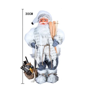 Jaunais Gads 2022 Ziemassvētku Rotājumi Mājas 25 Stilu, Augstums 30 cm Santa Claus lelle Bērnu dāvanas Logu Rotājumi Navidad Attēls 2