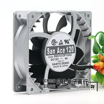 Par Sanyo 9SG1212P1G06 9SG1212P1G03 12cm augsta temperatūra ventilatora ātrumu ventilators vardarbību 12038 12V 4A spēcīgs 120*120*38mm Attēls 2