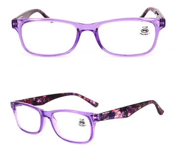 Eyesilove vintage sieviešu lasīšanas brilles ziedu krāsu vīriešu acetāts lasīšanas brilles vecuma tālredzība +100 +150 +200 +250 +300 +350 Attēls 2