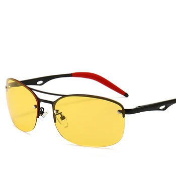 Vīriešu Polarizētās Photochromic Saulesbrilles Bez Apmales Rāmis, Saules Brilles Braukšanas Mens Vintage Luksusa Zīmolu Dizainera Stari Ir 2021. Jaunas Nokrāsas Attēls 2