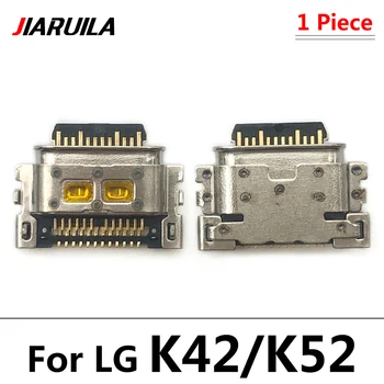 20Pcs/daudz Micro Jack Ligzda, USB Ports Uzlādes Doks LG K9 K11 K10 K4 2017 K10 2016 K8 K12 Plus K50 K50S K42 K52 K61 K51S Attēls 2