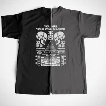 KOSMISKĀ piliens kuģniecības kokvilnas, ar īsām piedurknēm galvaskausa drukāt vīriešu T krekls gadījuma zaudēt streetwear vīriešu T CP0254 Attēls 2