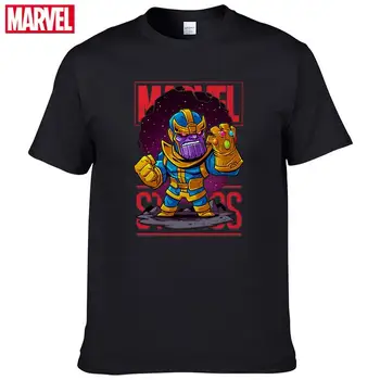 Brīnums Avengers Thanos T-krekls, Ērti, Elpojoši kokvilnas Modes apģērbi pusaudžiem Vasaras tshirts vīriešu t krekls #162 Attēls 2