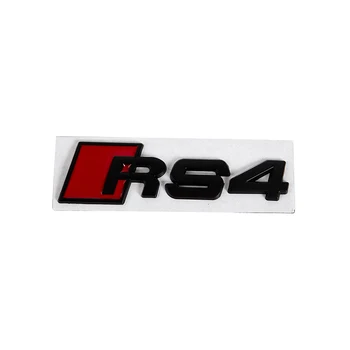 JAUNI Sudraba Metāla Sakausējuma Bagāžnieka Žetona Emblēma Uzlīme par RS3 RS4 RS5 RS6 RS8 2021 Attēls 2