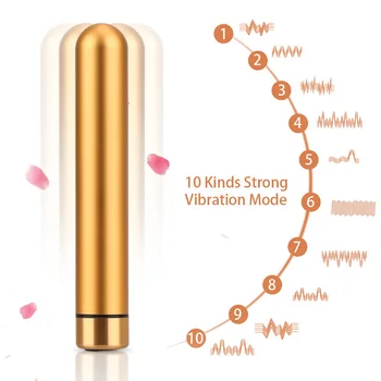 OLO Mini Bullet Vibrators G-spot 10 Frekvences Klitora Stimulators Pieaugušo Seksa Rotaļlietas Sievietēm, AV Stick Dildo, Vibratori Seksa Produkti Attēls 2