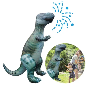 Jaunu PVC Piepūšamās Dzīvnieku Formas, Ūdens Aerosols Dinozauru Rotaļlietas Āra Dārza Bērnu Spēle, Vasaras Baseins, Ūdens Sprinkleru Milzu Rotaļlietas Attēls 2