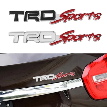 Auto TRD Logo Metāla Uzlīmes Toyodas Eishikamimizu Corolla Linglandi Dekoratīvās Sporta Transportlīdzekļa Uzlīmes, Piederumi Auto sīkrīku Attēls 2